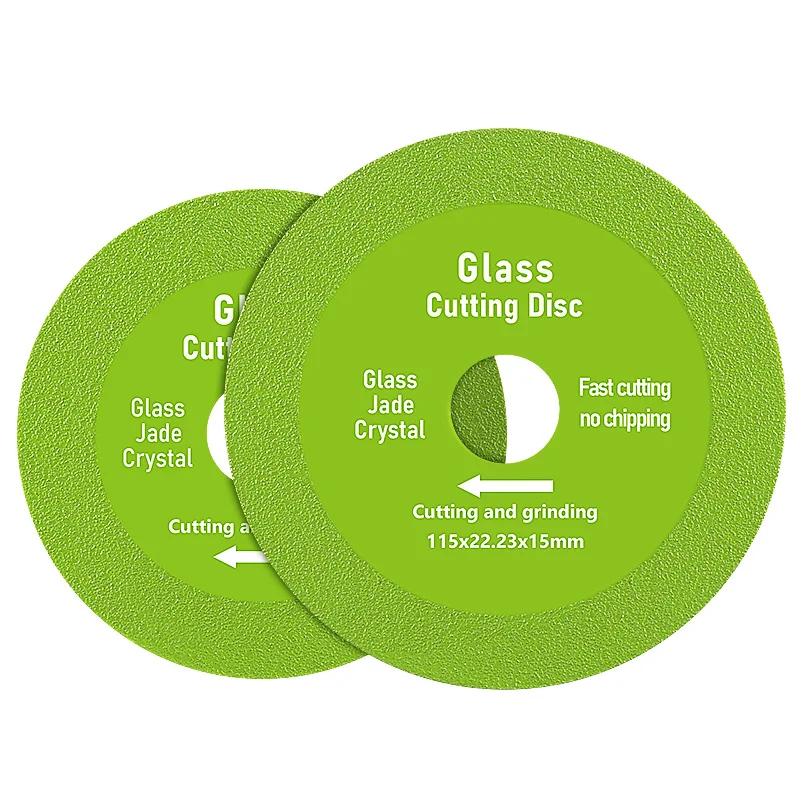 LOZLIN 115mm/125mm Glass Cutting Disc Ceramic Cutting Blade Diamond Wine Bottles Saw Blade Jade Crystal Grinding Chamfer Sale