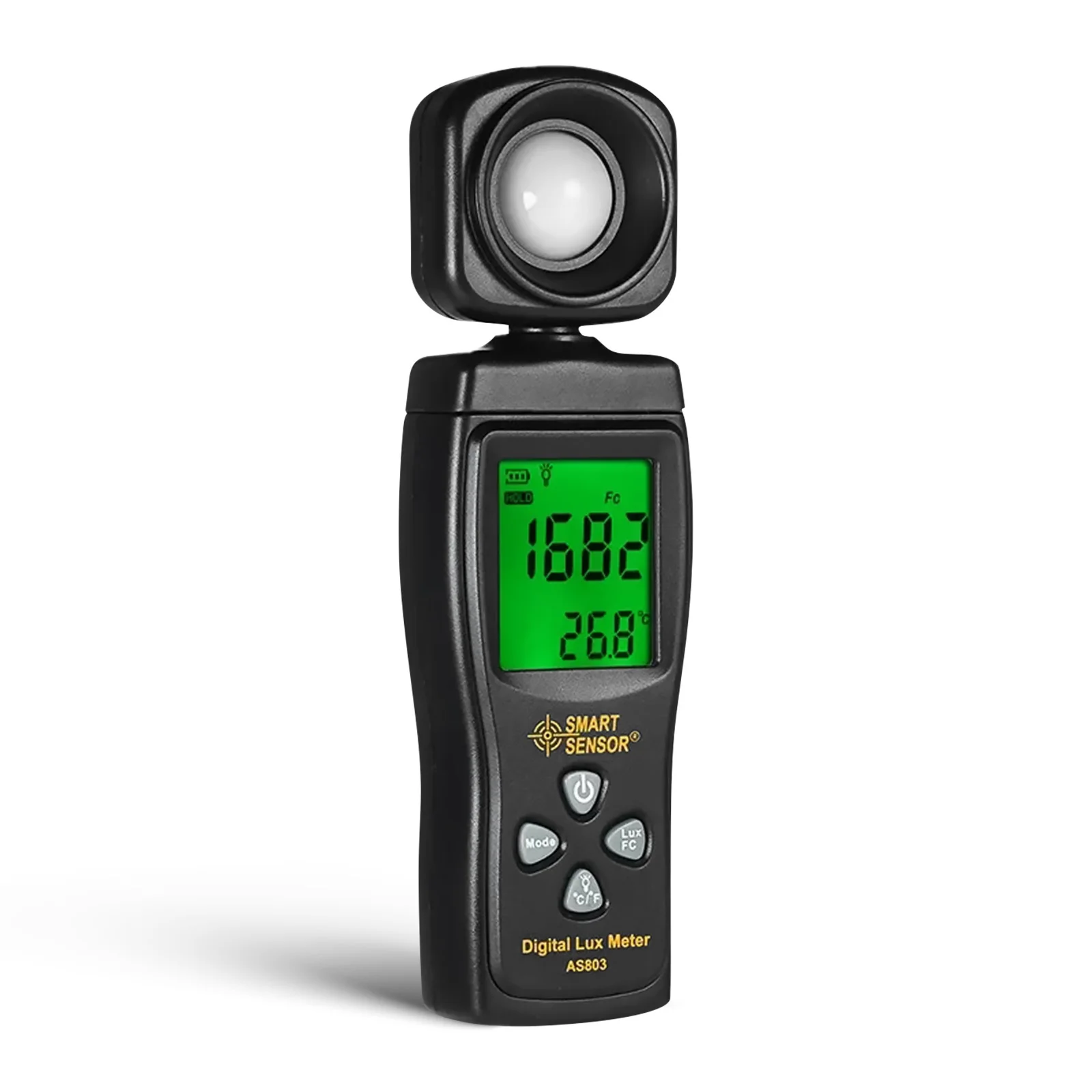 Misuratore di illuminamento del misuratore di luce digitale portatile per piante da interno Fotocamera a pellicola Misurazione accurata della luce del tester Lux