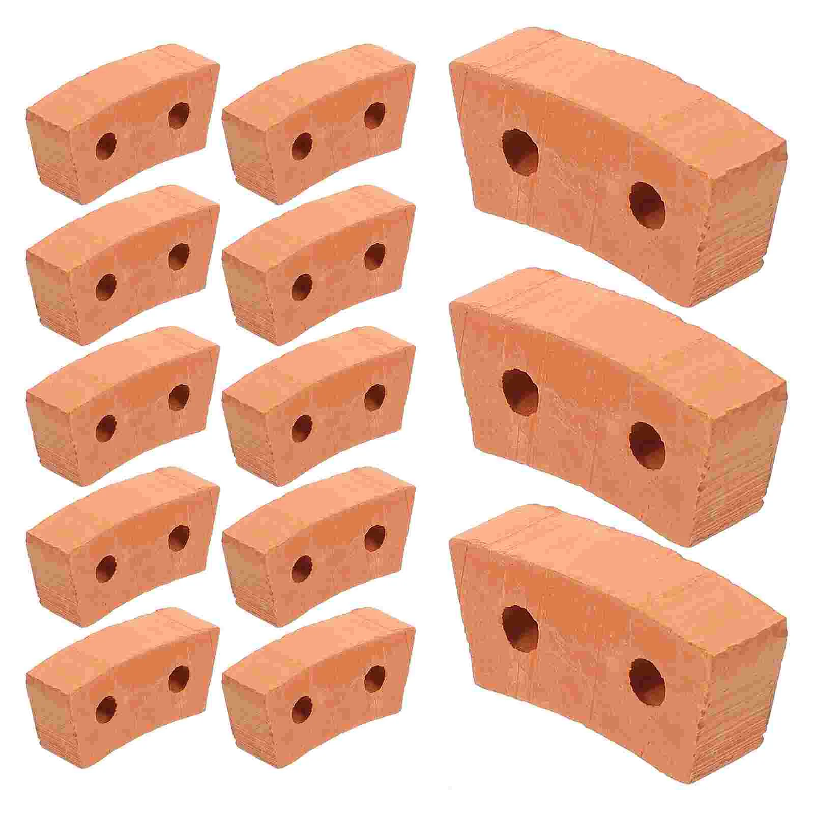 

30 Pcs Mini Bricks Building Blocks Miniatures for Crafts Wall Model Set Landscaping Clay outside Handmade Layout Decors