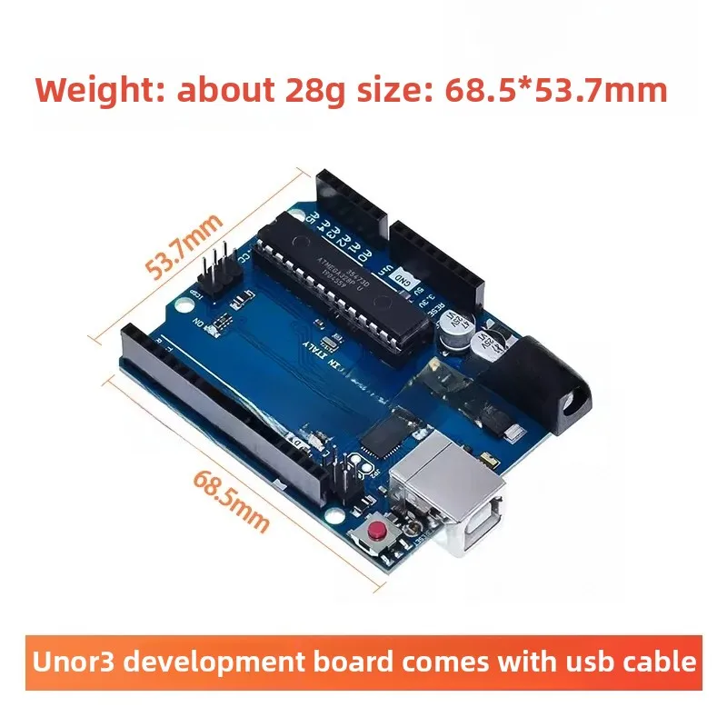 

UNO R3 Development Board Official Version UNO R3Original SendUSBLine 1Strip