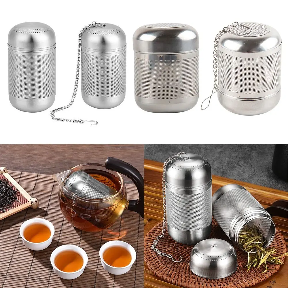 Infusore per tè in acciaio inossidabile foglie di tè condimento per spezie colino a sfera teiera filtro per caffè a rete Fine accessori per la cucina