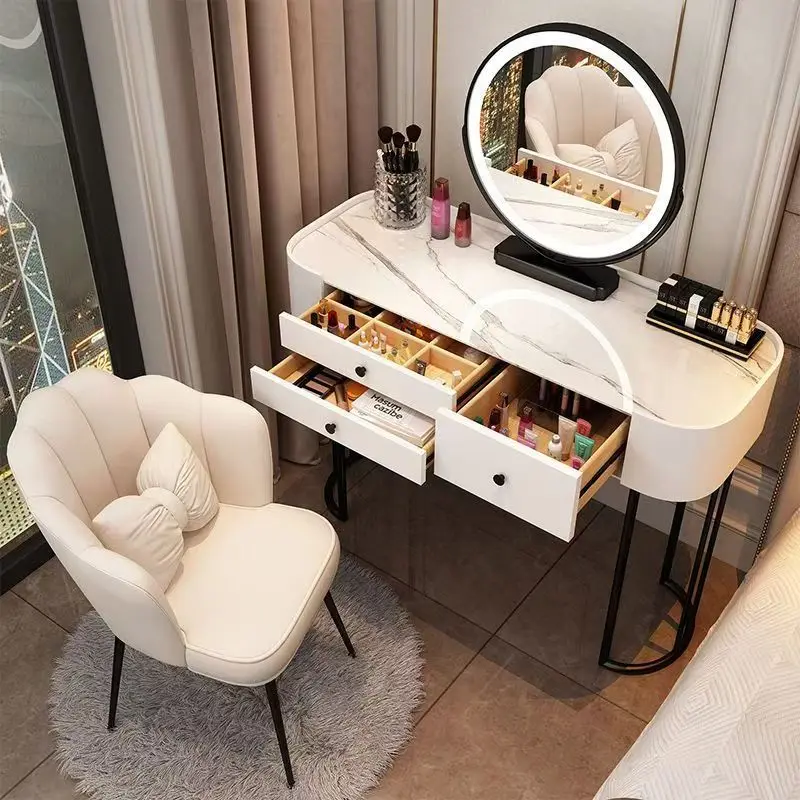 Gaoyan Bedroom Vanity Integrated Simple New Small Apartment  Transparent Vanity Table