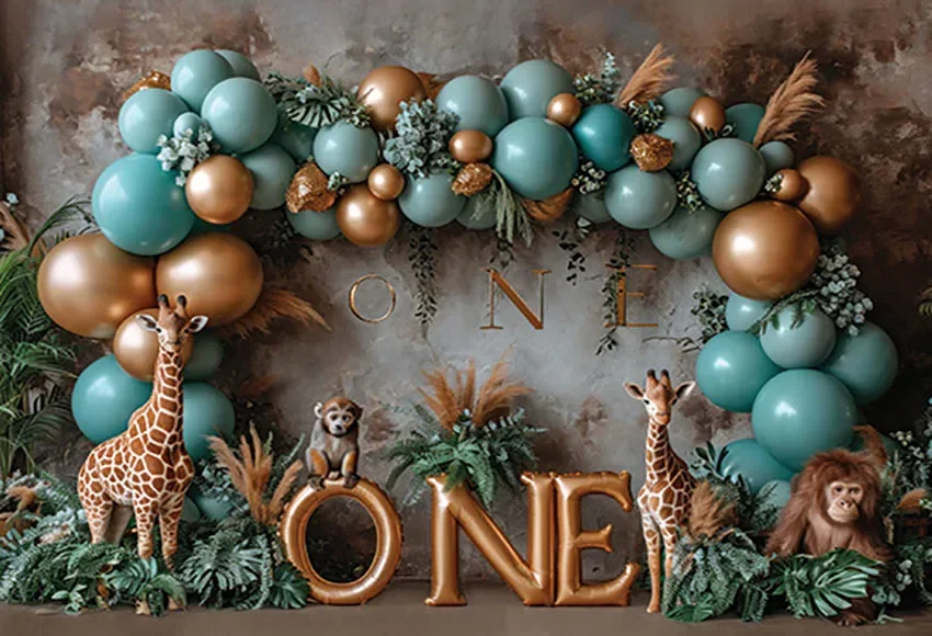 Mehofond التصوير خلفية سفاري الغابة الغابات الحيوانات الغابات الطفل حفلة عيد ميلاد صورة ديكور خلفية استوديو الصور