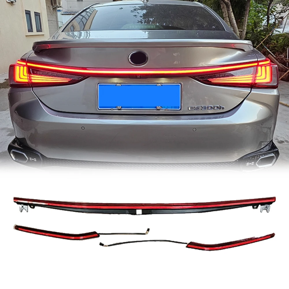 

Pop LED Through Tail Lights For Lexus ES ES200 ES300h 19-24 Led DRL Car Taillights Assembly Signal Accessories Lamp