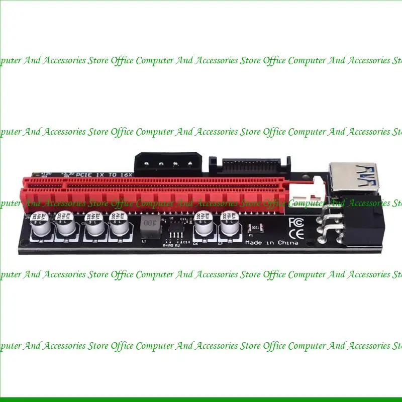 U55C Vollgeschwindigkeit PCI 1x bis 16X Riser Cable Graphics Card Extension Kabel PCI für Express Riser Abtender für GPU Minin