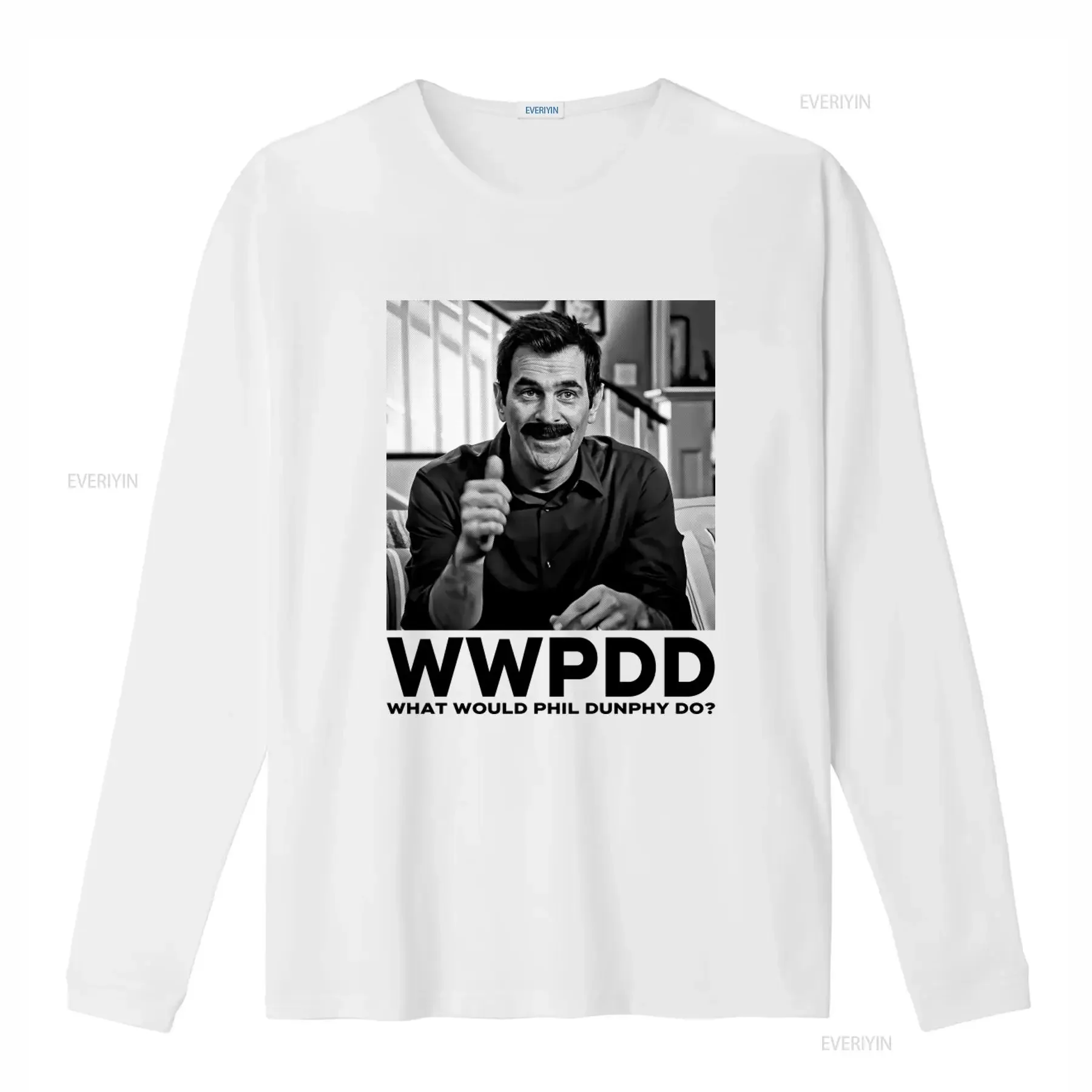 Phil Dunphy T Shirt WWPDD TV Show Funny 90's Retro Vintage  vintage Washed graphic Slightly Soft Top For Everyday Wear Unisex