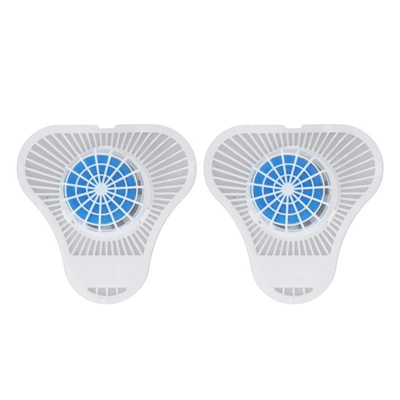 2pcs Deodorant Triangular Block Prevents Clogging Spray Proof Urinal Deodorant Aroma Ball For Home Office School