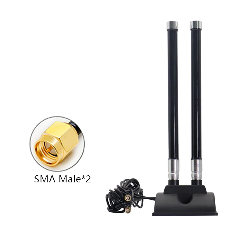 Imagem -03 - Zte Huawei 5g Router Antena Banda Completa 48dbi Ganho Cpe Pro Placa de Rede sem Fio Cabo de Extensão Externa Sma