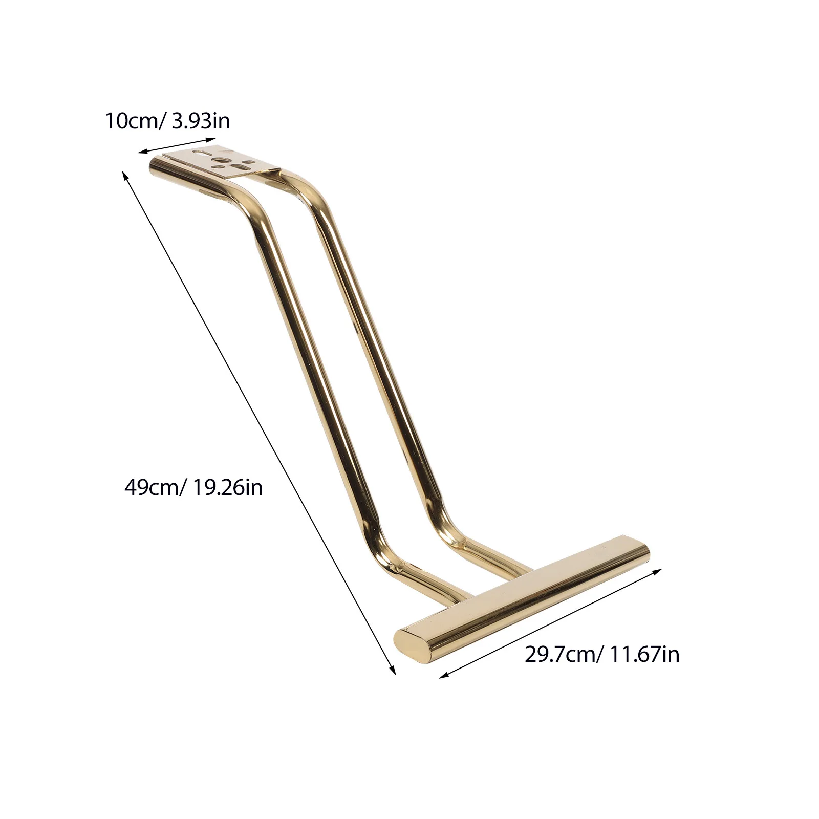 دواسة بديلة لكرسي الصالون ومسند للقدمين من الفولاذ المقاوم للصدأ لكرسي الحلاقة ومسند للقدمين عالي التحمل