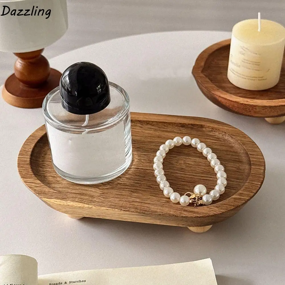 

Simple Bracelet Wooden Jewelry Tray Necklace Rings Jewelry Display Stand Organizer Storage Case Jewelry Holder Women