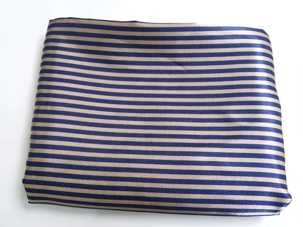Satin-Stoff 58 Zoll Breit | 2 Meter | 5 Meter | Gestreiftes Material Futterstoff Seidiger Satin Großhandel – Detail 9