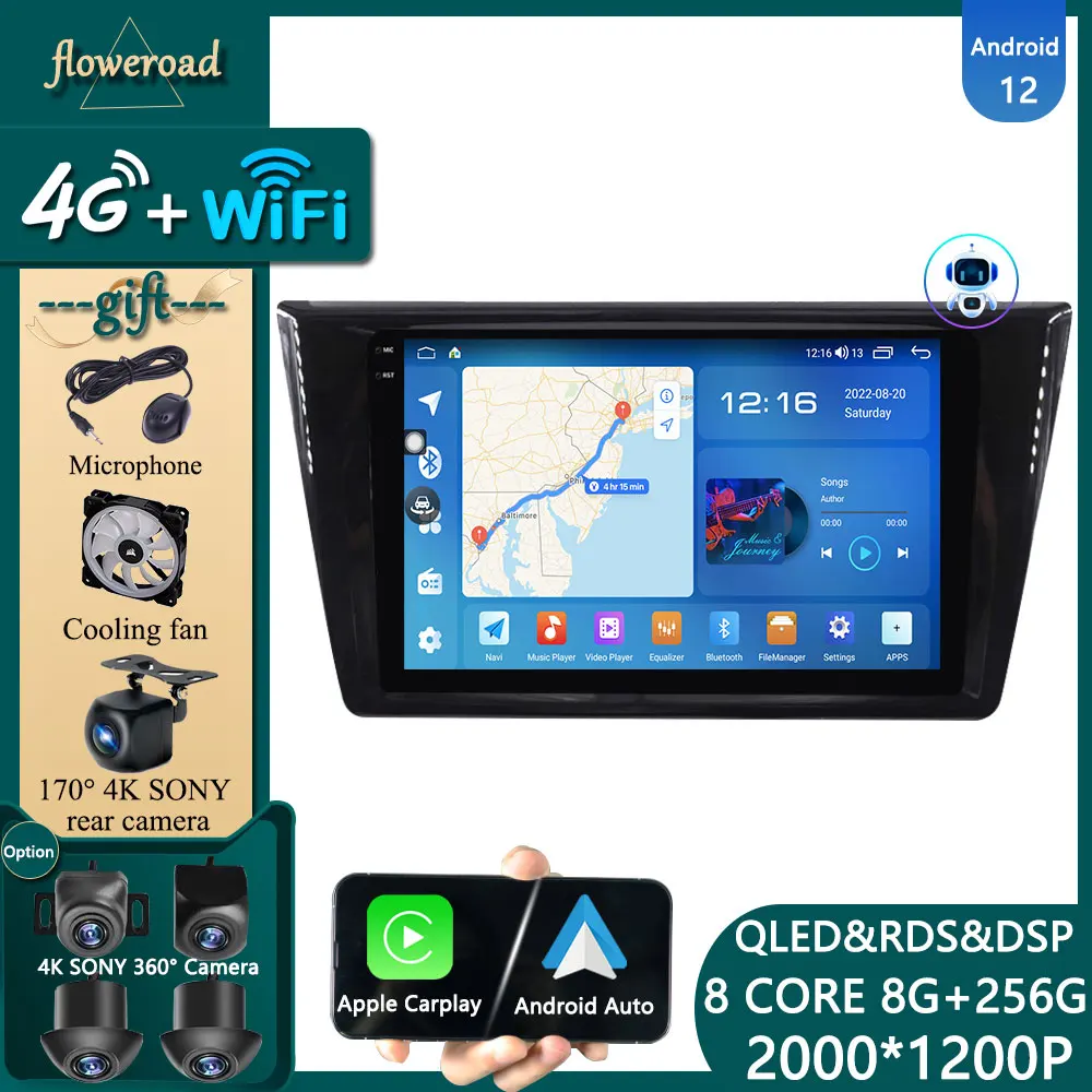 

2din Car Auto Radio For DongFeng Scenery 580 2016 Android Multimedia Video Player Navigation GPS Stereo Apple Carplay DVD 4G LTE