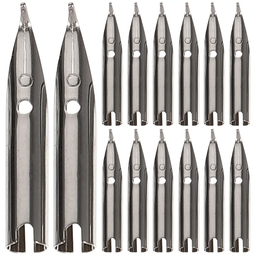 

15Pcs Fountain Pen Nibs Universal Replacement Tips Easy Install for Calligraphy Writing Art Fountain Pen Accessories