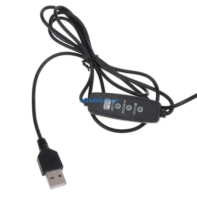 

U2JC Вентилятор для барбекю Кухонная плита Воздуходувка Огонь Стартер Высокий объем воздуха 3600 об/мин DC5V USB