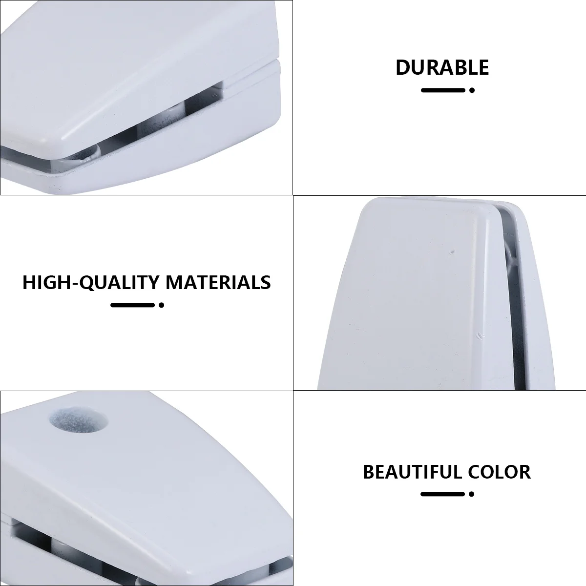 

6 Pcs Brackets Desk Baffle Clip Glass Desktop Privacy Panel Screen Aluminum Alloy Holder Vertical