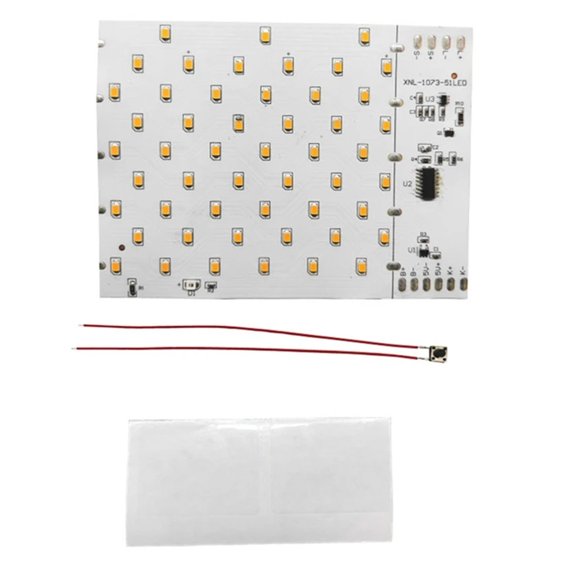 Super Sale 3.7V Solar Flame Lamp Board 3 Modes 51 LED Flame Light Circuit Board Battery Powered Solar Candle Lamp Board DIY Lamp