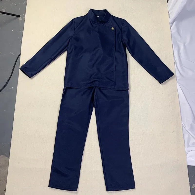 Gojo Satoru Cosplay Kostuum Middelbare School Uniform Pak Halloween Kostuum Mannen Volwassen Gojo Satoru Volledige Set
