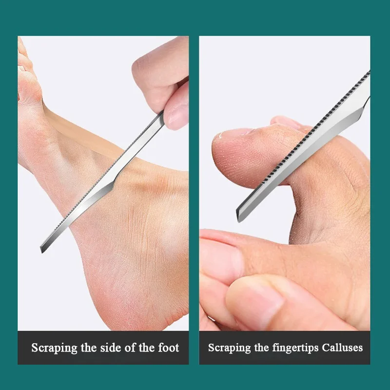 Strumenti per pedicure ManicureToe Raschietto per unghie Piedi Kit coltello per pedicure Callo del piede Raspa File Rimozione della pelle morta Strumenti per la cura del piede
