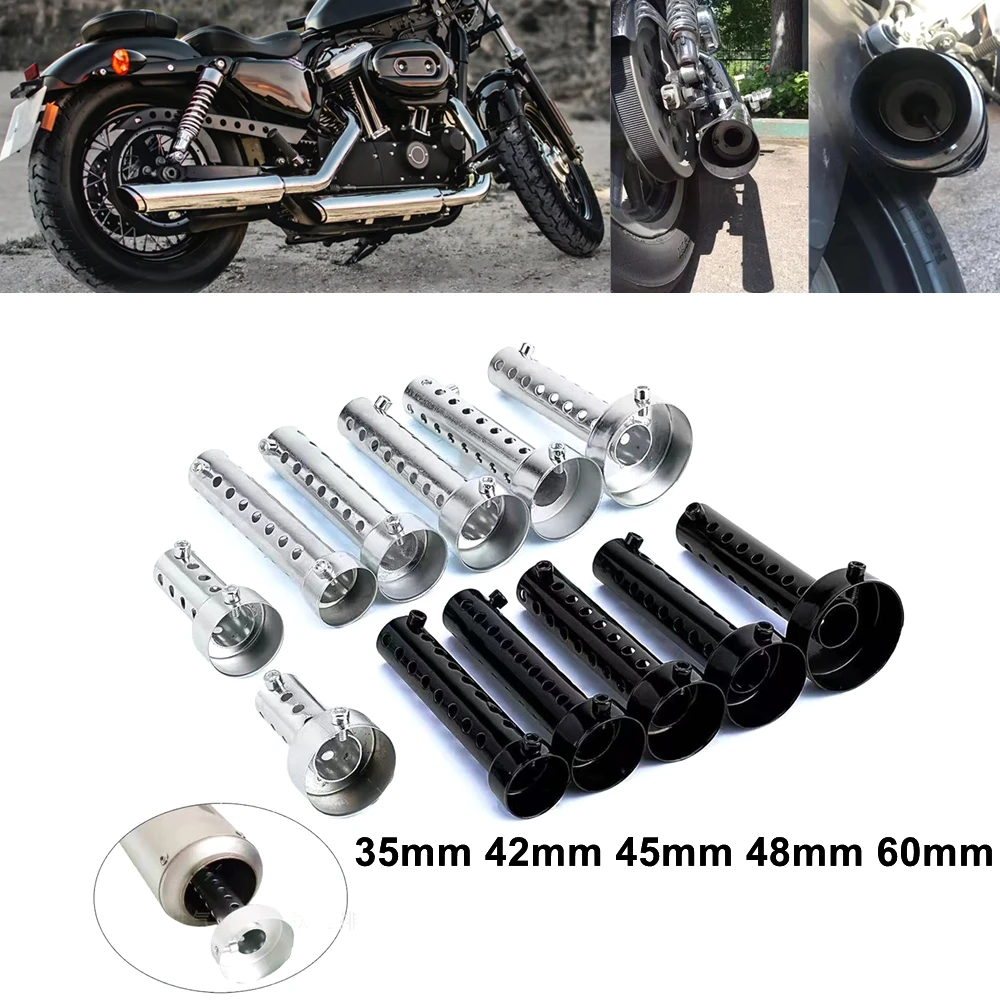 35mm 42mm 45mm 48mm 60mm Universal Motorcycle Exhaust Pipe Muffler Insert Baffle Adjustable DB Killer Muffler Stainless Steel