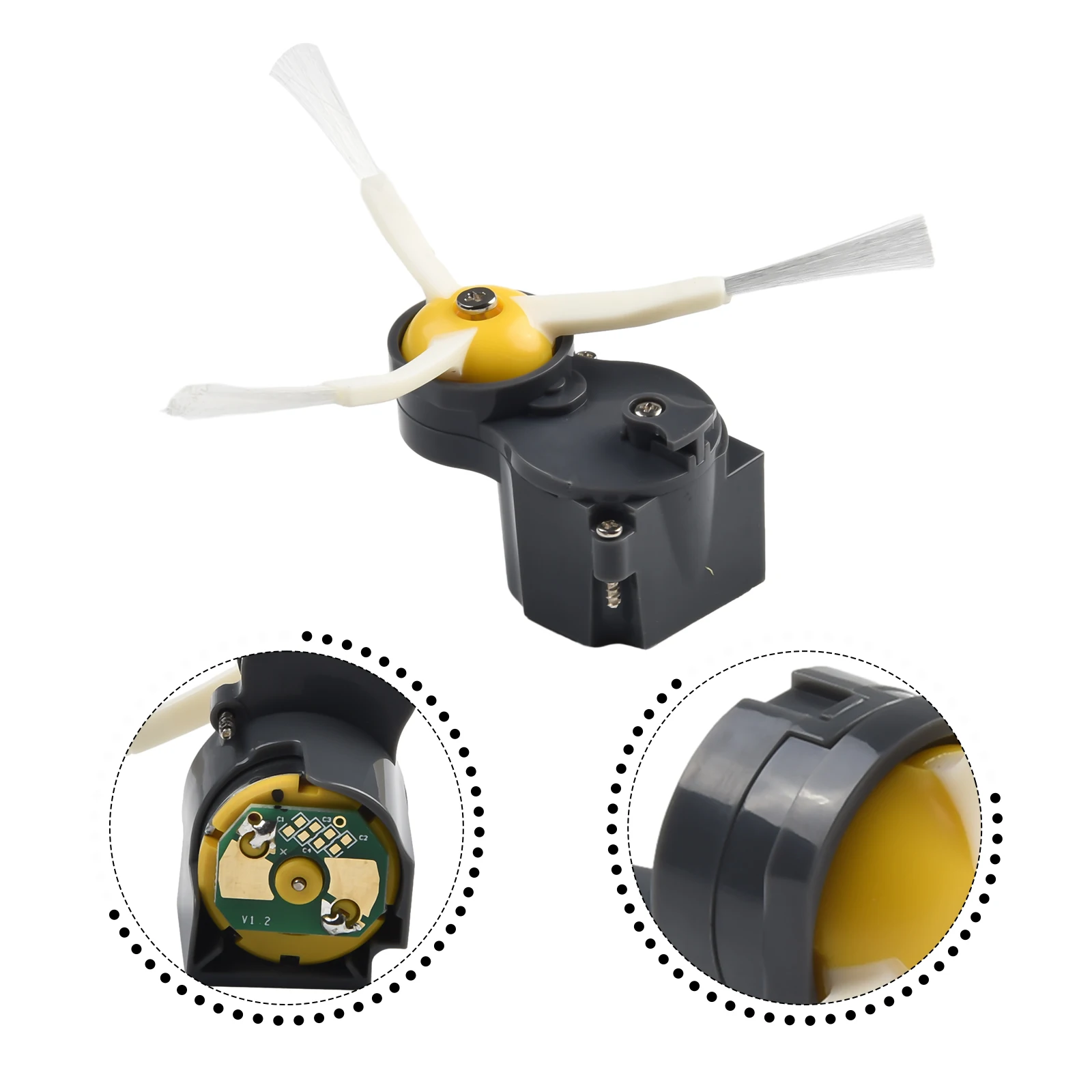 Imagem -06 - Módulo Motor Escova Lateral para Aspiradores Substituição do Robô Chave de Fenda Roomba 600 700 800 900 Series