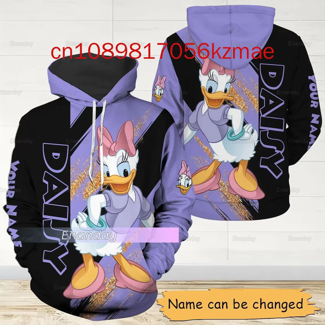 Daisy Duck Hoodie Legging Hoodie Women's Hoodie Set Yoga Pants Sweatpants Women's Disney Yoga Hoodie Leggings Fashion Tracksuit