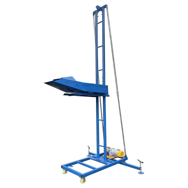 220V concrete column lifting  brick lifting machine mortar loading machine hoist column blocking machine