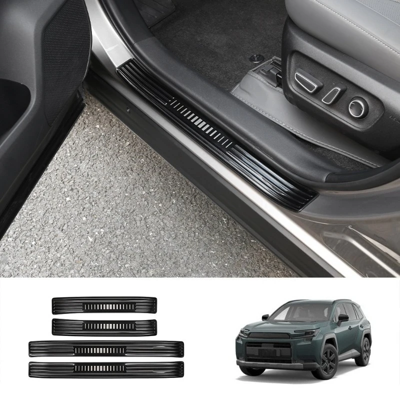 Car Door Sill Plate Threshold Protection Decoration Strip Fit For Toyota Rav4 2026 Entry Board Pedal Cover Interior Stickers view 6