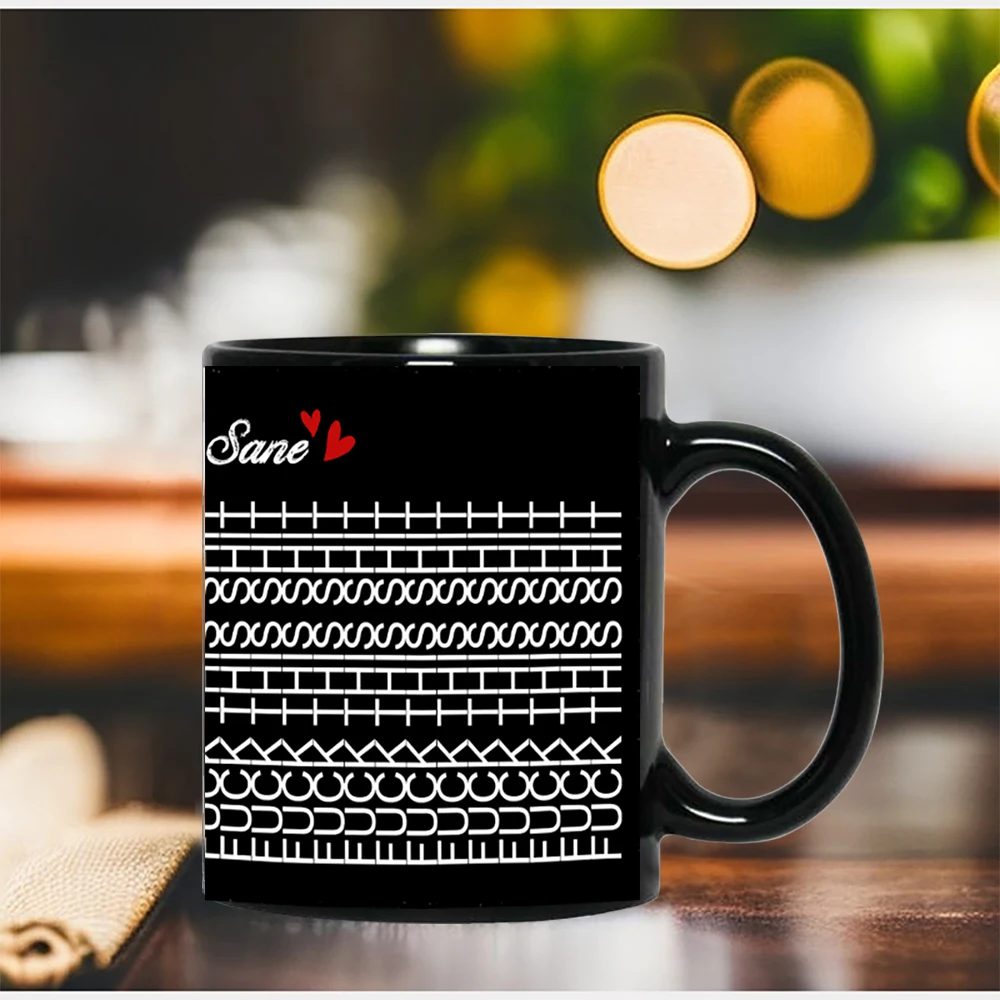 كوب قهوة برسالة مخفية سعة 11 أونصة، كوب قهوة مضحك F This Shit مع رسالة سرية من السيراميك You Keep Me Sane Cup for Office Humor