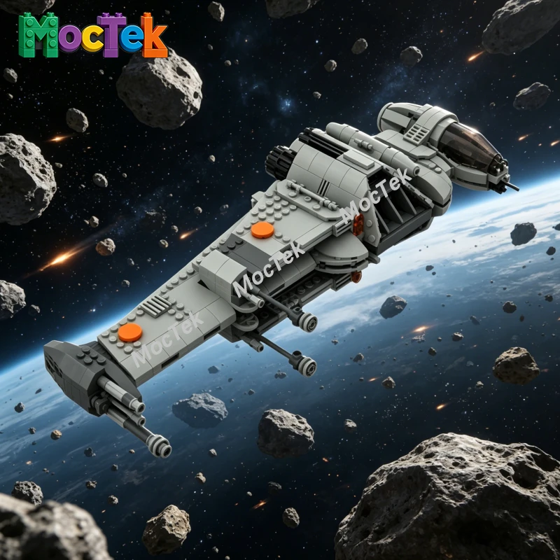 

Конструктор Starfighter Space War MOC, галактический боевой космический корабль для любителей научно-фантастических сборных моделей