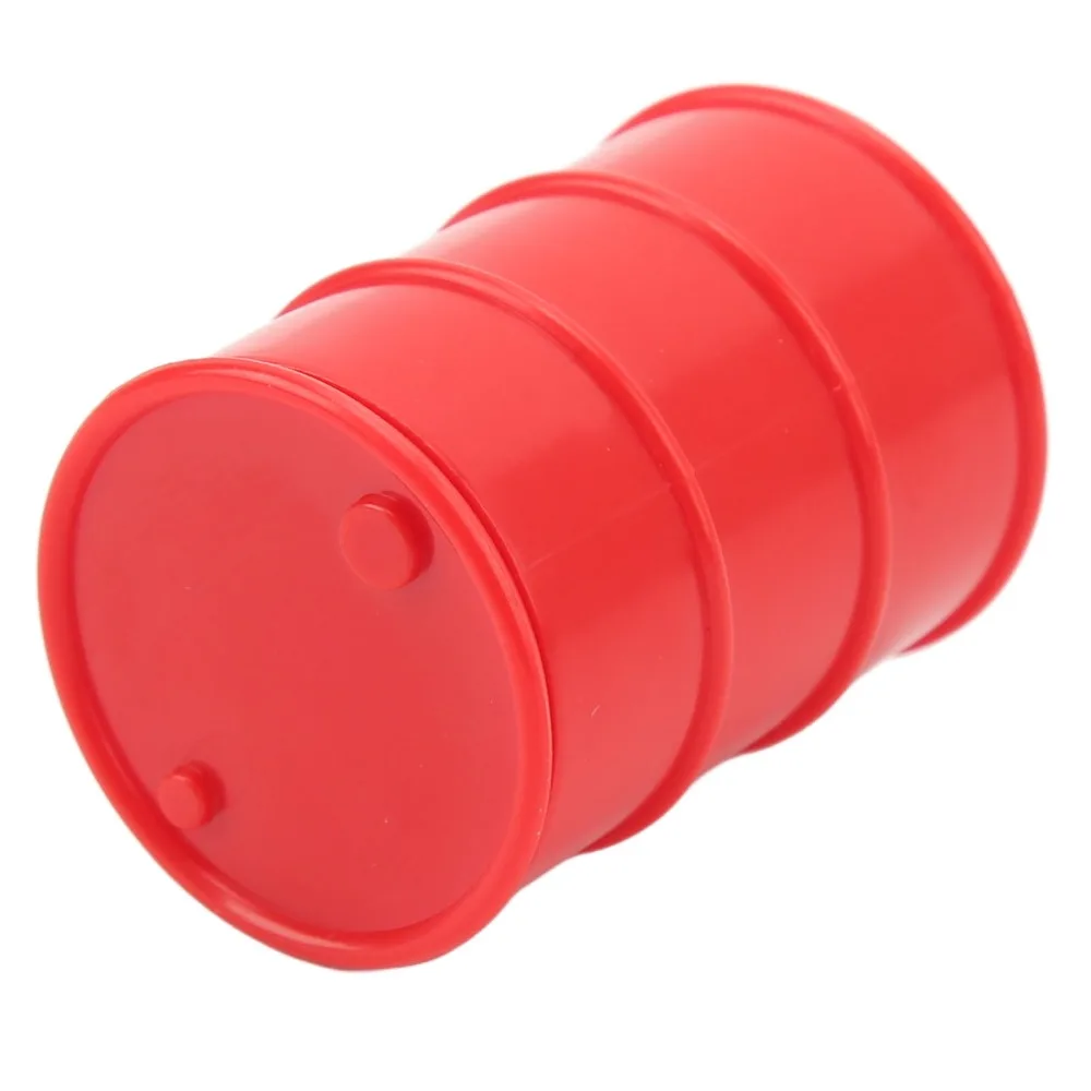 Durable ABS Simulated Fuel Tank Lightweight 1/24 Scale Mini Oil Drum Decorative Oil Drum for SCX24 RC Car For Model Collectors