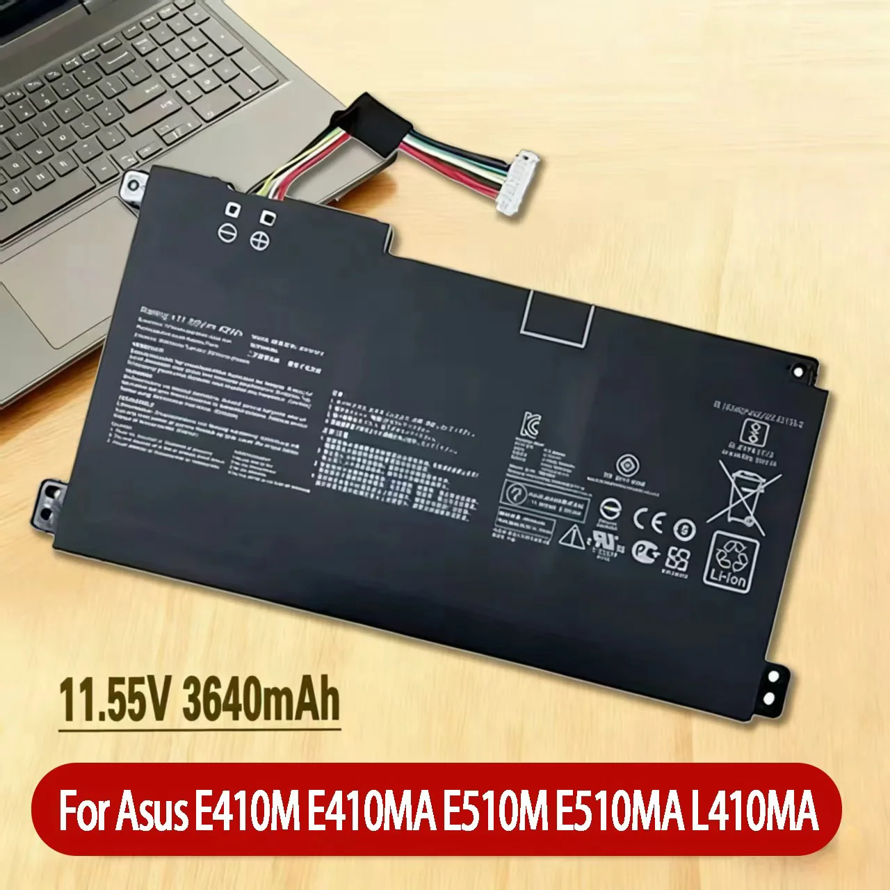 

100% New for Asus E410M E410MA E510M E510MA L410MA C31 B31N1912 battery