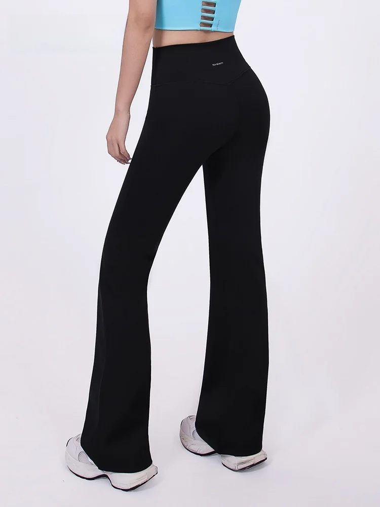 Hohe Taille Fce Gefüttert Yoga Hosen Damen Fitn Hosen Butt Lifting Pilates Abnehmen Sport Hosen Lange Casual Bot