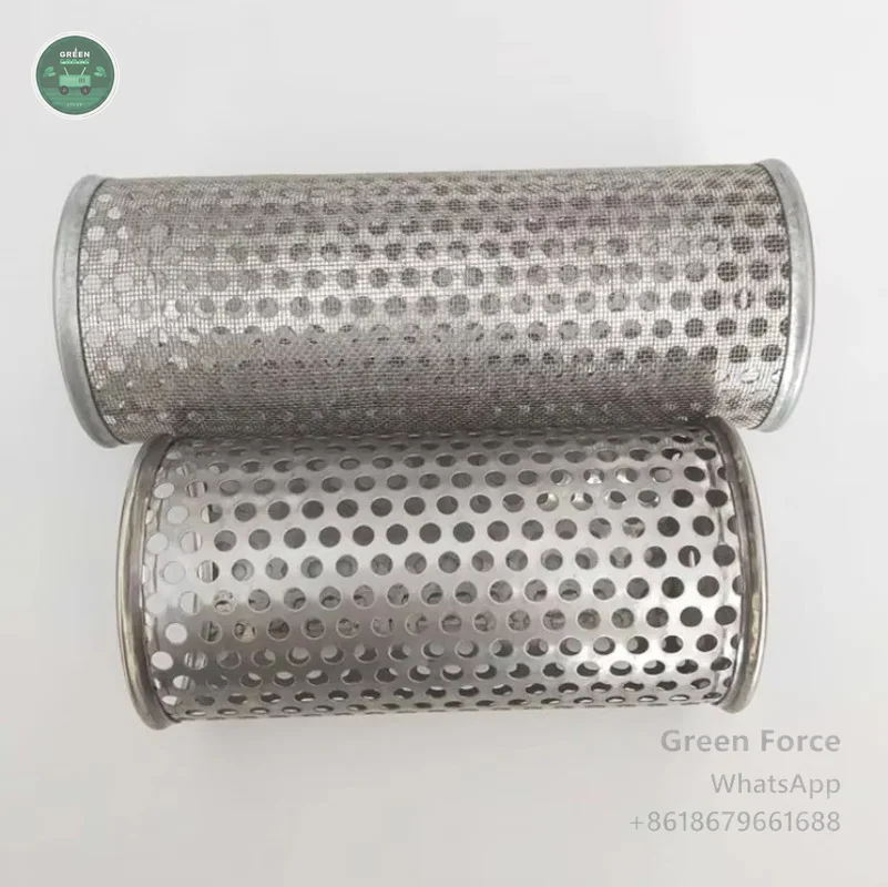 Custom SUS304 SUS316 Perforated Cylindrical Basket Filter with Gear-Core Design