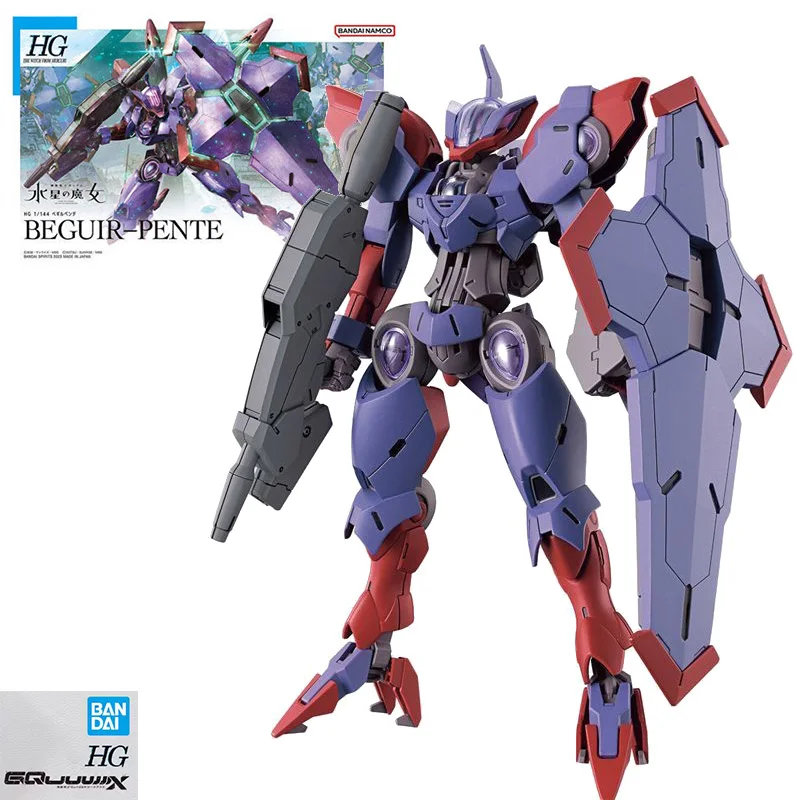 

Сборная модель Bandai HG 1/144 BEGUIR-PENTE Gundam, аниме-персонаж в сборе, модель, комплект, игрушка, подарок для мальчика