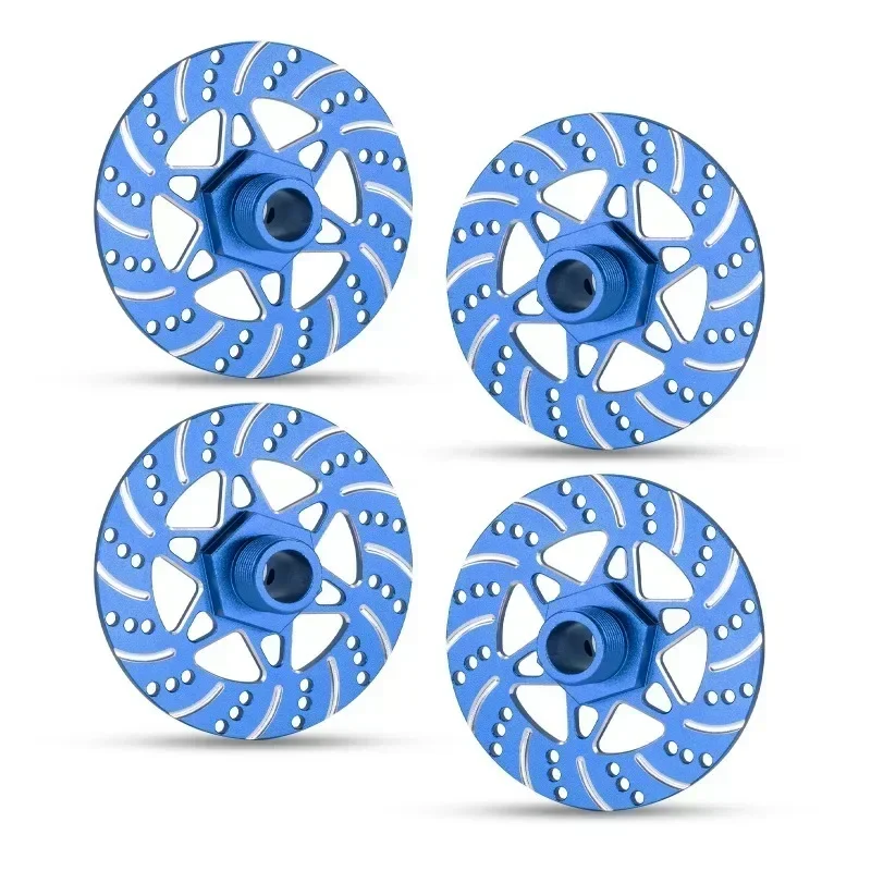 

4pcs Metal Brake Disc Wheel Hex Hub Adapter 17mm for Arrma 1/7 Infraction Limitless Felony 1/8 Typhon Upgrade Parts
