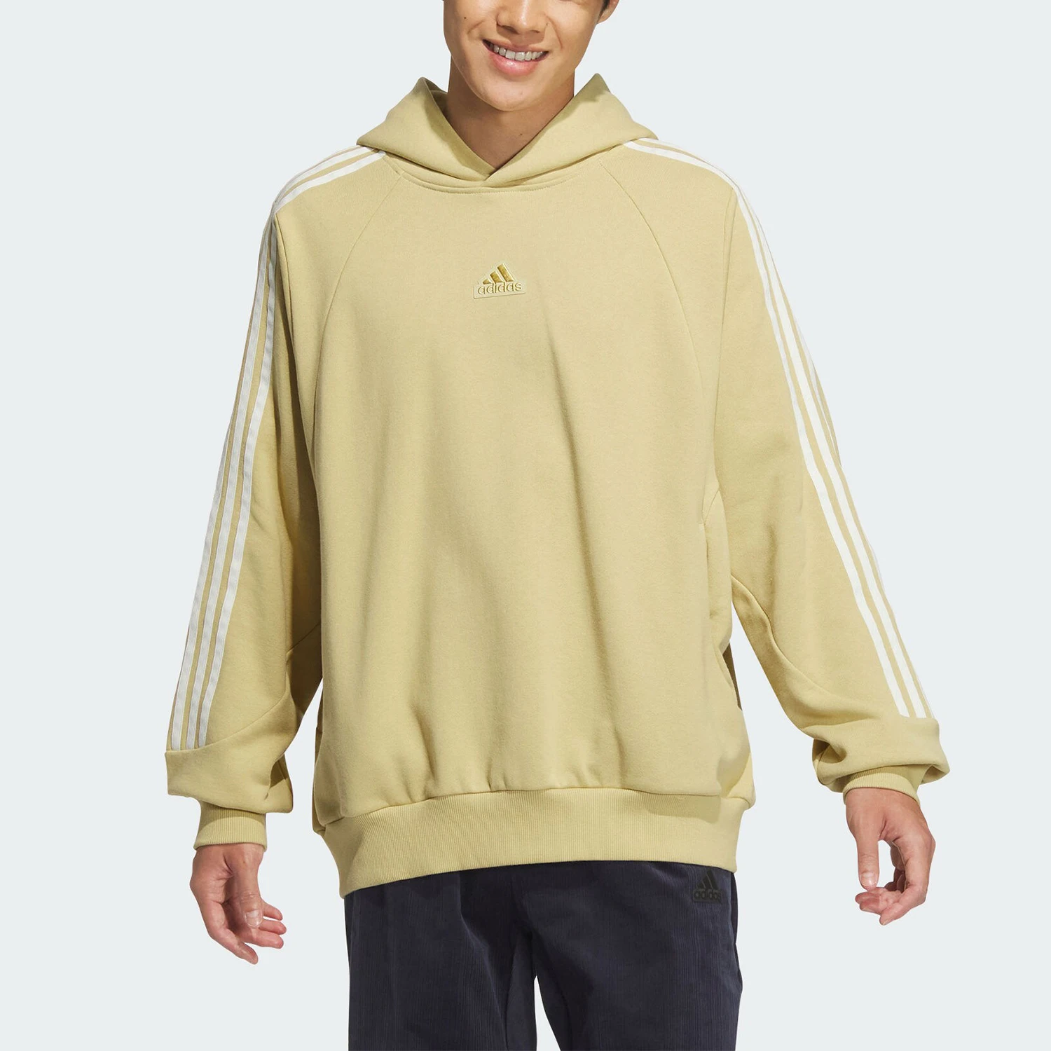 Adidas genuine ST 3ST WRM HOOD Women's Retro Hooded Sweatshirt JI6637