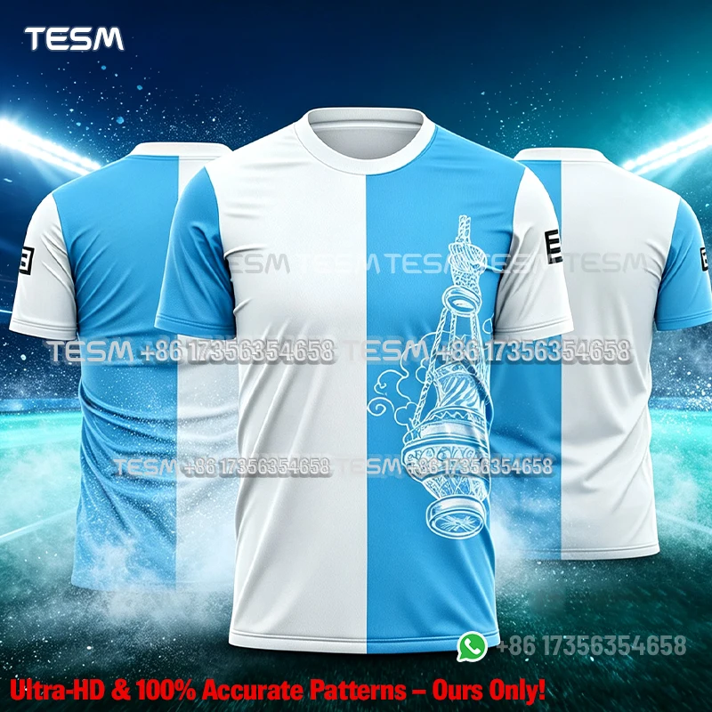 TESM Men Woman Fan Football Shirt Family Matching Soccer T-Shirt 3D Printed Short Sleeve Training & Match