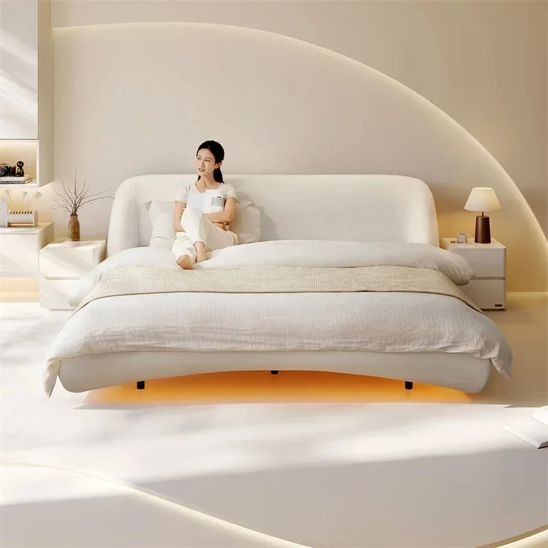 Modern Home Double Bed Simple Master Sleeping Design Double Bed Queen Bedding Camas Moderrnas Inteligentes Bedroom Furniture