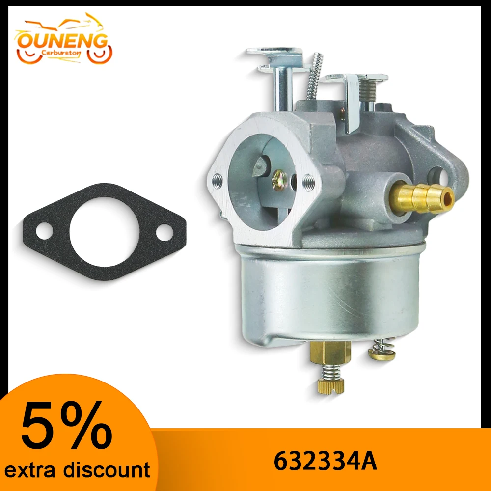Carburetor 632334A Assembly For Tecumseh HM70 HM80 HMSK80 HMSK90 Snow Thrower Gas Engine Accessories