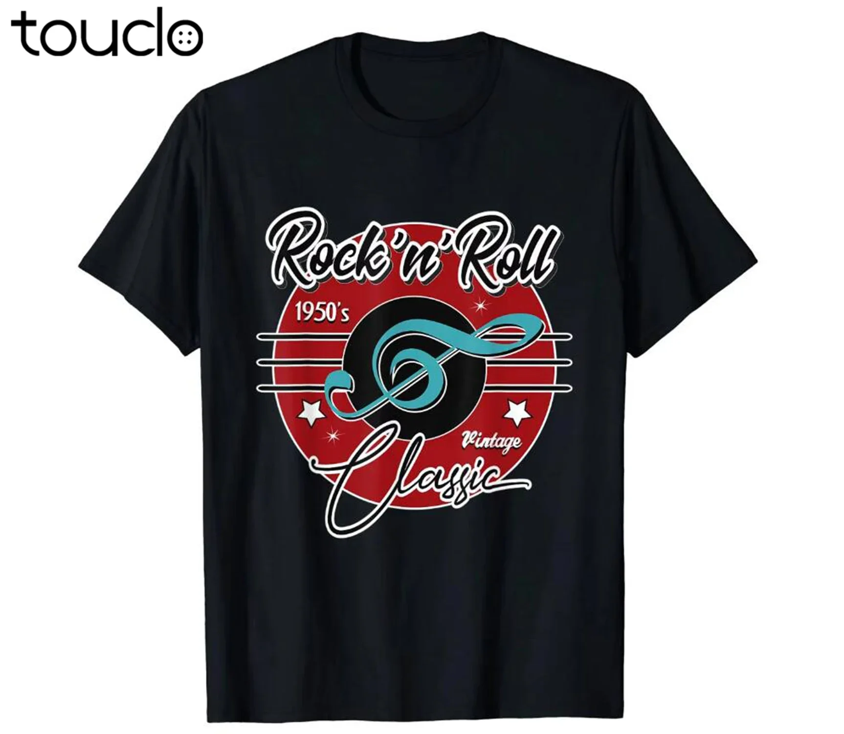 50S Rockabilly Clothing 1950S Gifts Greaser Rocker Shirt  Summer New Fashion Cotton Short Sleeve Printed Print T Shirts