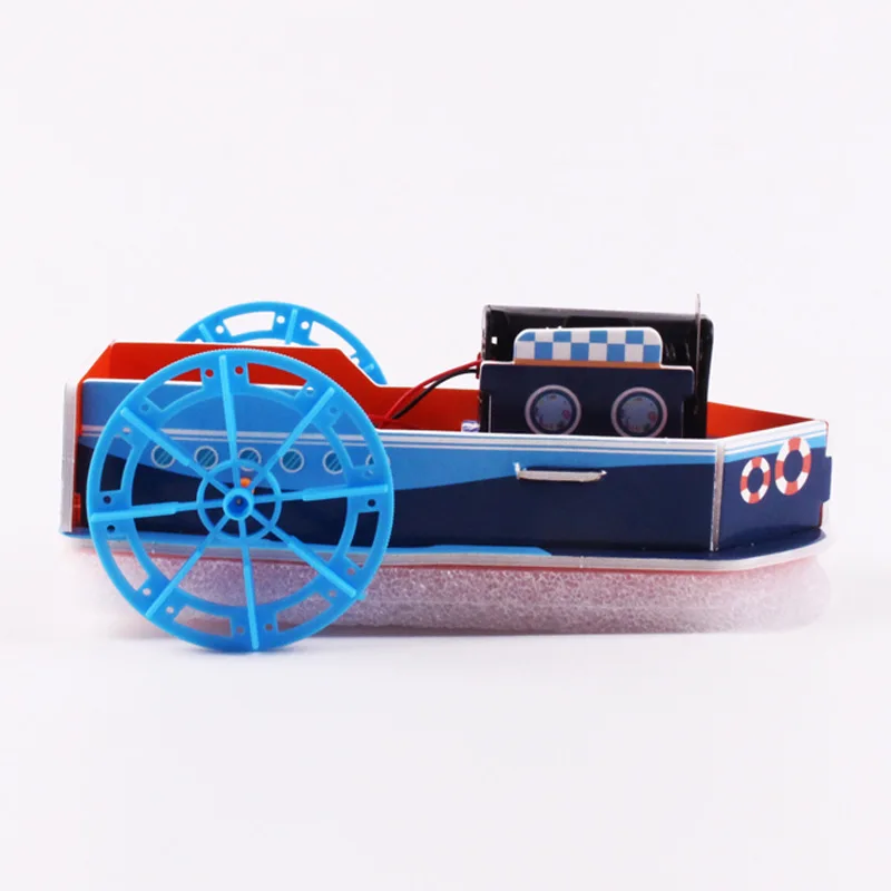 新しい KT ボードパドル汽船手作り DIY 技術少量生産科学楽しい実験研究教材材料 P