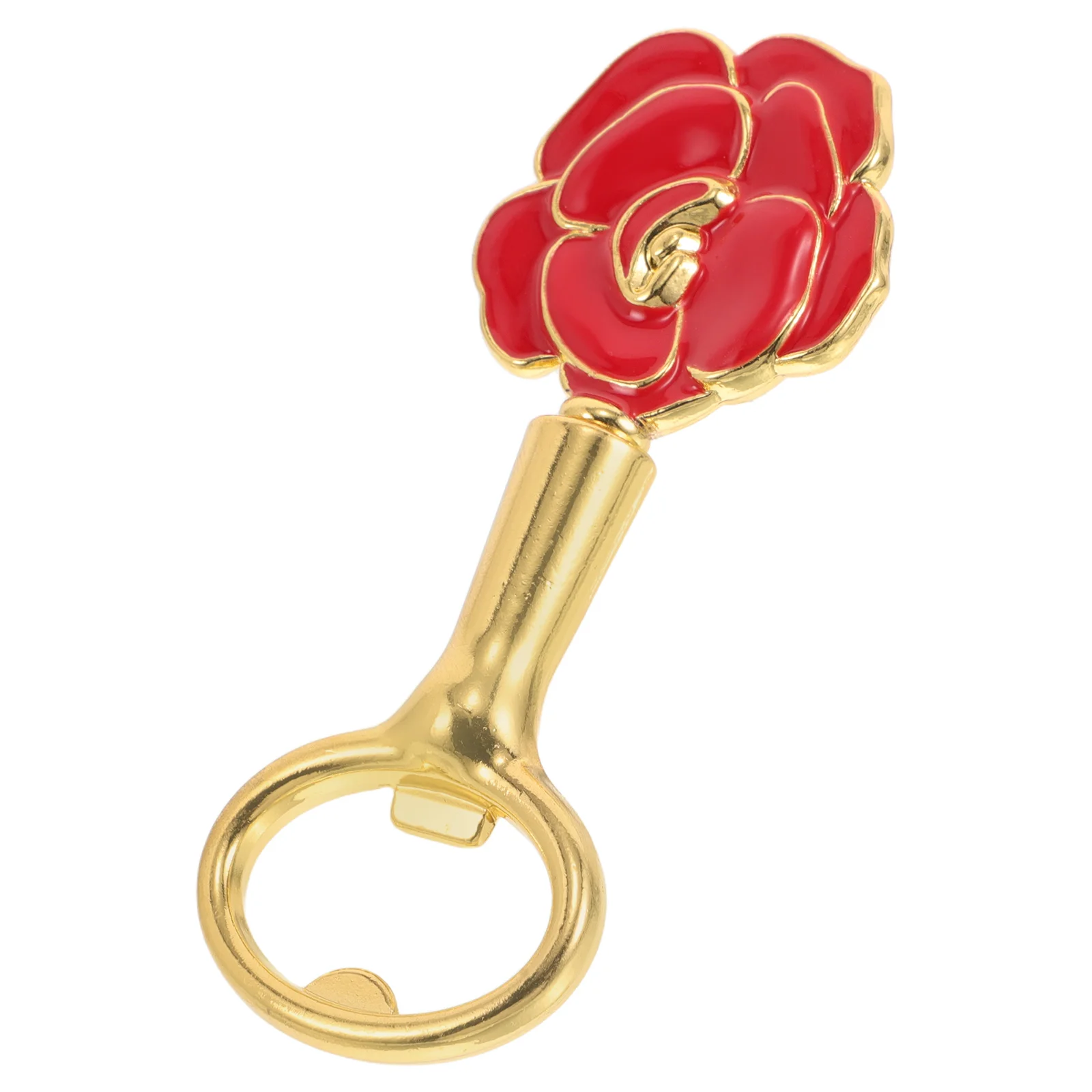 

Bottle Opener Floral Rose Design Wedding Bridal Shower Party Favors Kitchen Home Metal Beer Soda Opens Caps Easily