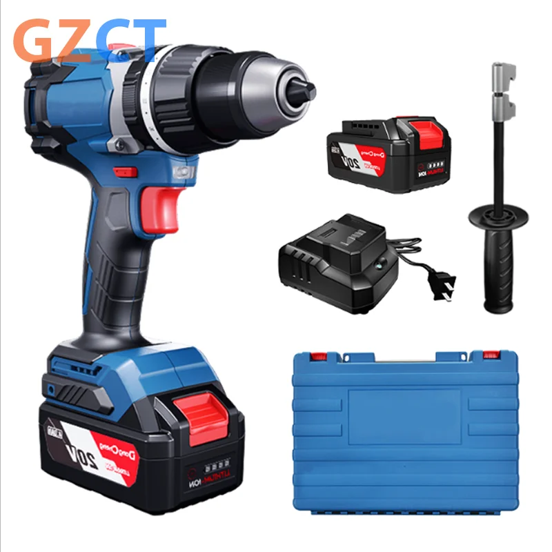 DCJZ03-13 20V 6.0Ah Brushless Electric Screwdriver And Impact Drill Household Use Rechargeable Lithium Mini Drill