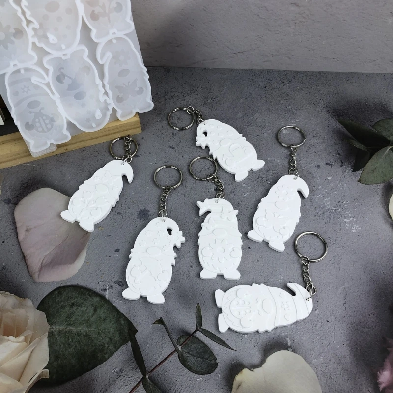 6 Forma brelokowe silikonowe wnęka