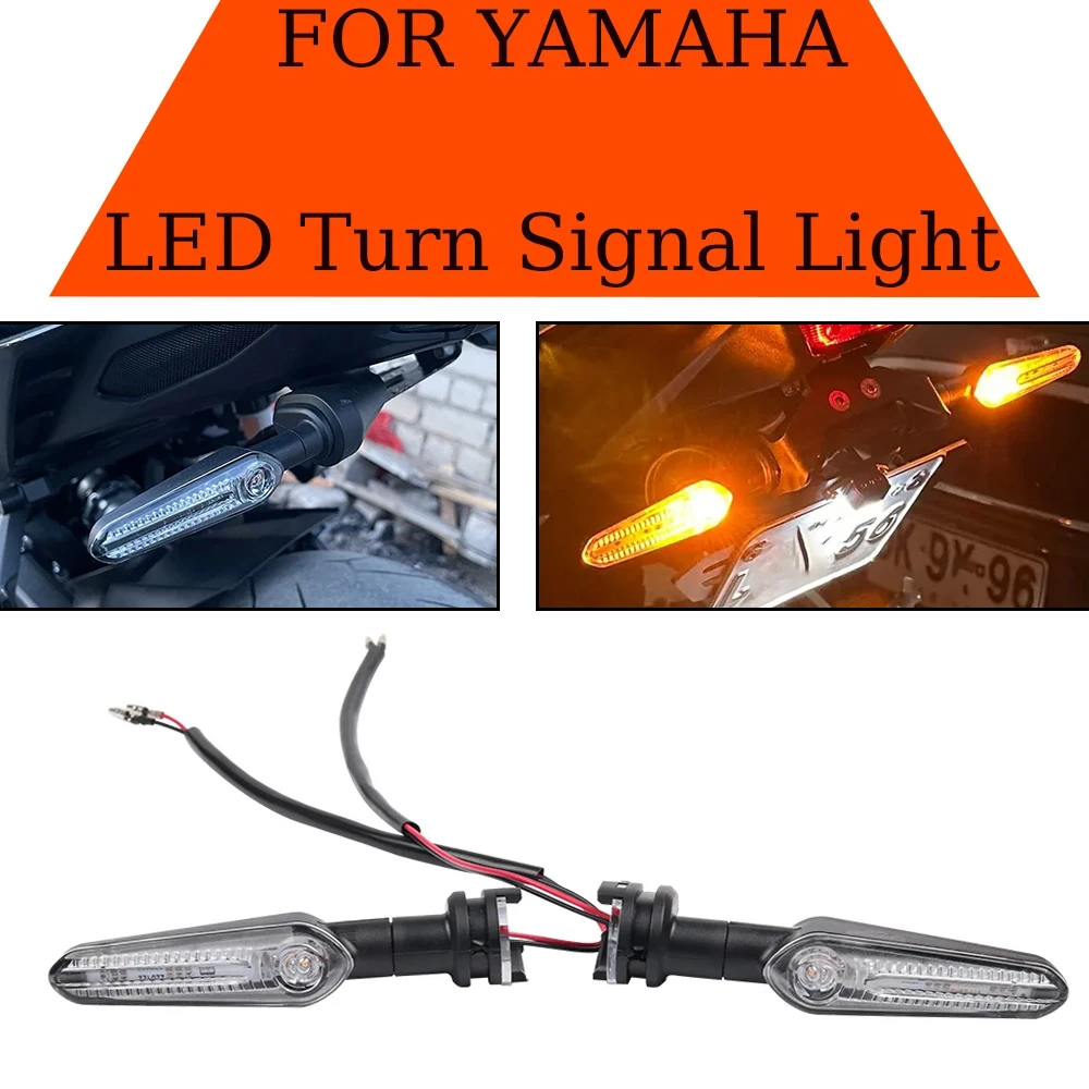 Motorcycle LED Turn Signal Light Indicator Directional Flasher Lamp For YAMAHA MT07 MT09 MT-10 FZ16 FXJ6 XSR YZF R1 R3 R6 R7 XTZ