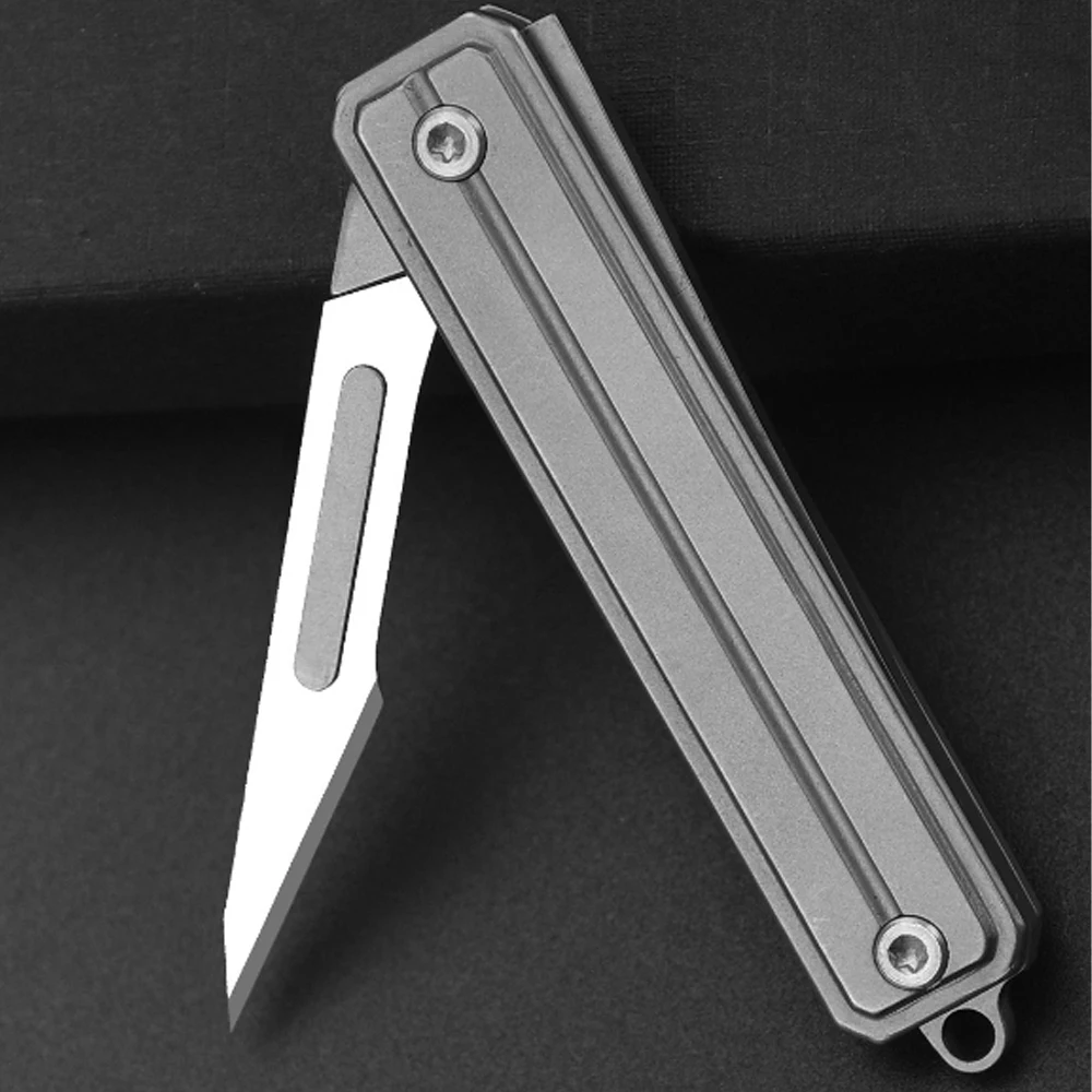 Mini Stainless Steel Surgical Knife Outdoor Camping Portable Open Box EDC Medical Knife with 10pcs Blades