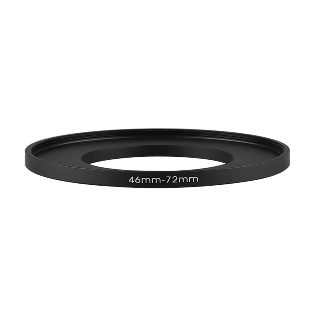 Aluminium schwarz Step Up Filter ring 46mm-72mm 46-72mm 46 bis 72 Filter adapter Objektiv adapter für Canon Nikon Sony DSLR Kamera objektiv