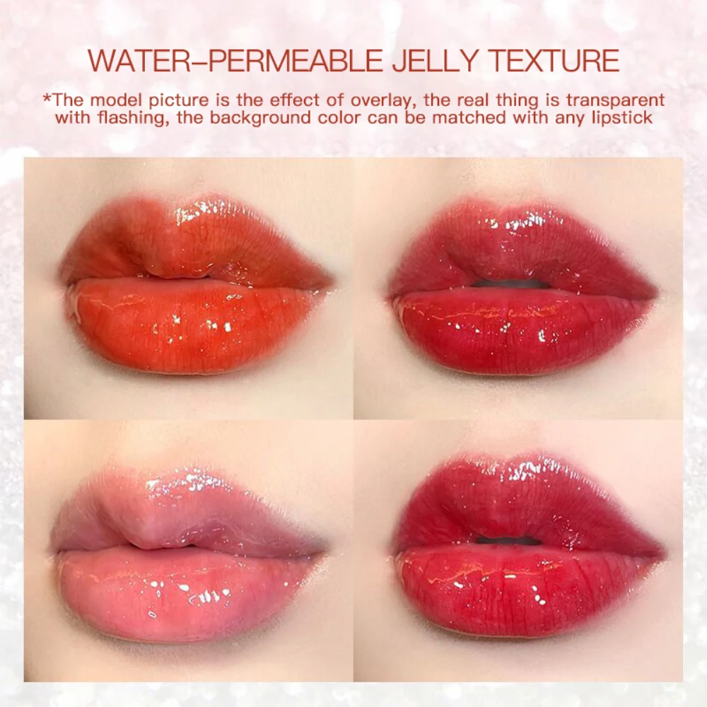 Spiegel Wasser Lip gloss Lip Glasur transparentes Glas Lippen öl wasserdicht dauerhafte flüssige Lippenstift Lip gloss Lip gloss Lippen Kosmetik