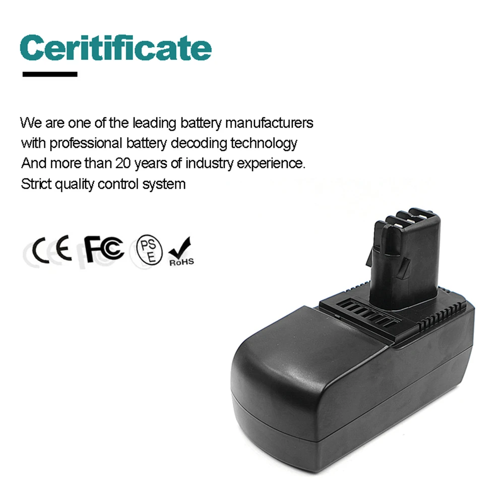 Met 18VA 3000mAh,NI-CD,6.25484,BHA18Li,BS18L,BS18LTX,BSZ18IMPULS vePower, BSZ18IMPcorde SLI, KSAP18Li,SBZ18Li,SSD18,SSW18