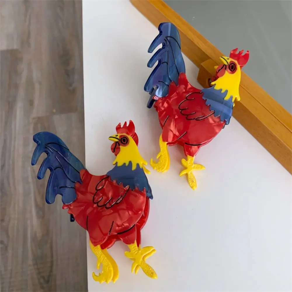 

Большая заколка-краб из ацетата в корейском стиле с узором под животный мех, заколка-«крокодил» для волос, аксессуар для волос, заколка-«крокодил» из ацетатного волокна